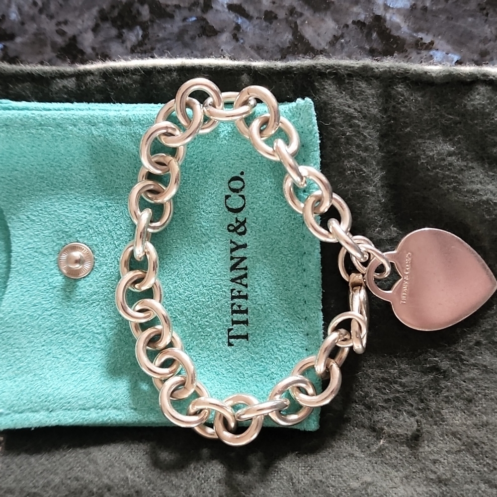 Tiffany heart linc bracelet